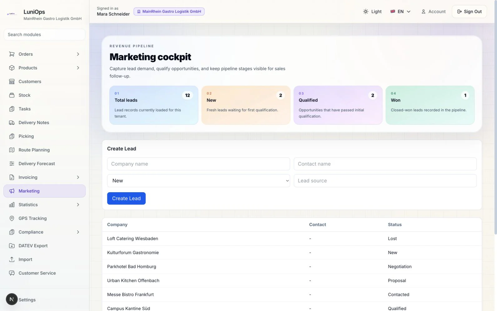 Give office and field sales one usable customer history
